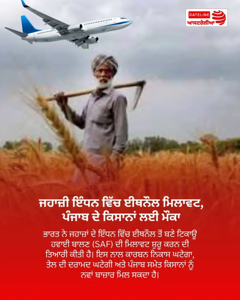Ethanol jet fuel India
